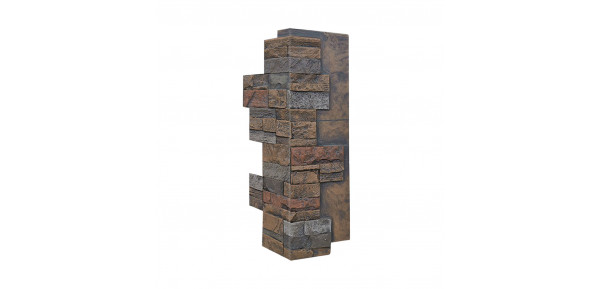 136-DURANGO Stacked Stone Veneer Corner 24"H X 11"W X 1 1/4"D