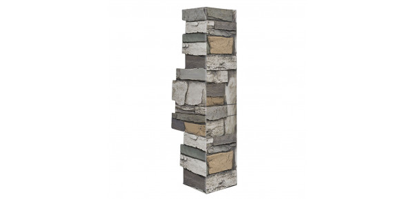 144-36-BRECKENRIDGE Deep Wide Stacked Corner 36"H X 11"W X 1 1/4"D
