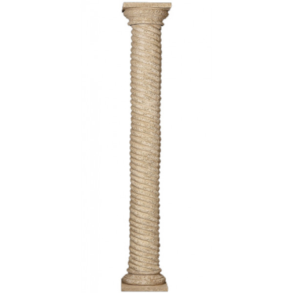 8" Twist Full Shaft W/Hightop Cap & Base ...