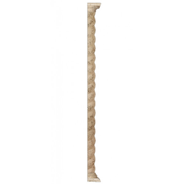 6" Bold Twist Half Shaft W/Basic Cap & Ba...