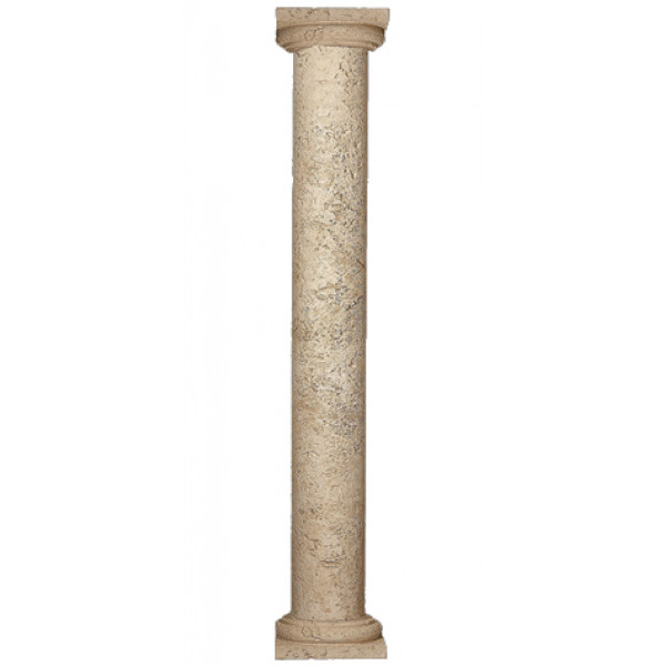 6" Coral Full Shaft W/Basic Cap & Base 10...